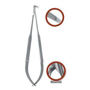 Flat Handle, Streamline, Vascular Scissor