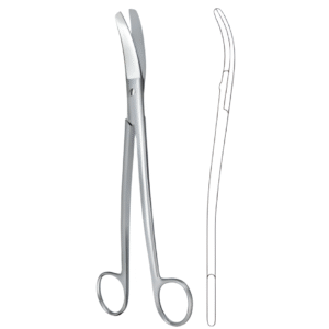 Siebold, Uterine, Gynecological Scissor