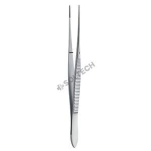 Waugh Delicate Dissecting Forceps, Smooth Tip (STR), 1 mm, 15–20 cm