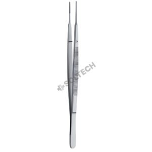 Gerald Dissecting Forceps, STR / CVD, 1 mm, 17.5 cm (7")