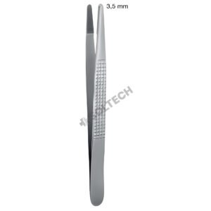 Bonney Dissecting Forceps, STR, 3.5 mm, 18 cm (7")