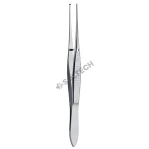Delicate Tissue Forcep – STR, Very Delicate, 1 mm, 10 cm (4"), 1:2