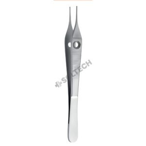 Adson Delicate Tissue Forcep – 0.8 mm, 15 cm (6"), 1:2