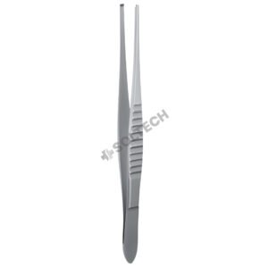 USA Pattern Tissue Forceps, STR, 2–5 mm, 1:2 / 2:3 / 3:4 Teeth, 12–25 cm (4 3/4" – 10")