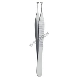Adson-Graefe Skin Forceps – STR, 12 cm (4 3/4")