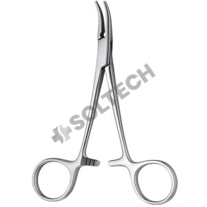 Moynihan Hemostatic Forcep – Curved Sideways (CVD Sideways), 13.5 cm (5 1/2") Surgical Vessel Clamp