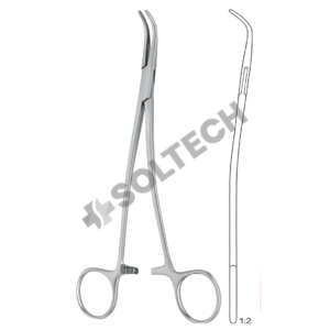 Overholt-Slim Ligature Forceps S-CVD – 18.5–21.5 cm (7¼"–8½") Surgical Instrument