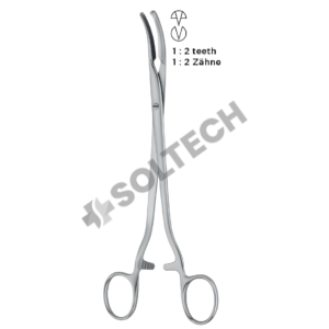 Mikulicz Peritoneal Forceps CVD – 20 cm (8"), 1:2 Surgical Instrument