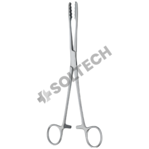 Ulrich Dressing Forceps — Straight & Curved Surgical Thumb Forceps (22–27 cm / 8¾"–10½")