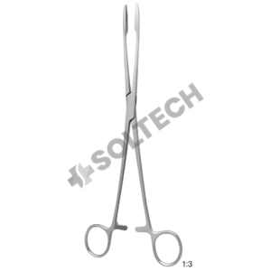 Gross-Maier Dressing Forceps — Straight & Curved, With or Without Ratchet (25 cm / 10")