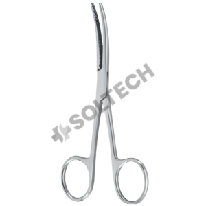 Bayant Dressing & Polypus Forceps, Curved (CVD) — 13 cm (5") Surgical Instrument