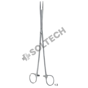 Pelkmann Dressing Forceps — Straight & Curved Surgical Forceps (25 cm / 10")