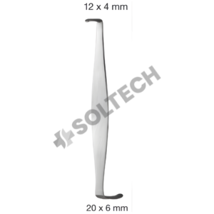 Crile Retractor – 12×4 mm / 20×6 mm Dual Blade | 11 cm (4¼") | Surgical Wound Retractor