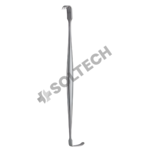 Senn-Mueller Retractor – Sharp & Blunt | 7×8 mm / 18×6 mm Dual Blade | 16 cm (6¼") | Surgical Wound Retractor