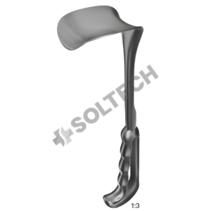 Kelly Retractor 26 cm (10¼") Heavy-Duty Abdominal Retractor Available in 4 Blade Sizes