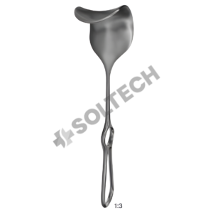 Fritsch Retractor 24 cm (9½") Stainless Steel Hand-Held Abdominal Retractor