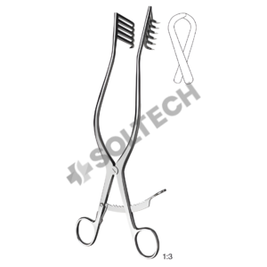 Extra-Large Adson Self-Retaining Retractor, 27 cm, 5:6 Prongs