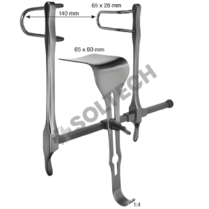 Large Gosset Abdominal Retractor 140 mm Spread