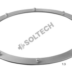 Solid Frame Abdominal Retractor 255 x 220 mm Heavy-Duty Ring