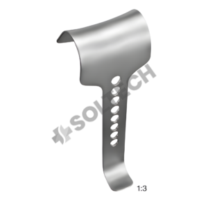 Abdominal Retractor Blade 47 x 65 mm Lateral Attachment
