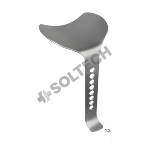 Abdominal Retractor Blade 80 x 98 mm Lateral Attachment