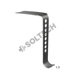 Abdominal Retractor Blade 105 x 36 mm Lateral Attachment