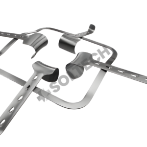 Complete Abdominal Retractor System 240 x 240 mm Frame with 4 Blades