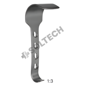 Denis-Brown Abdominal Retractor Blade 40 x 40 mm