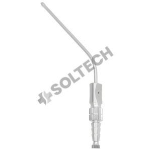 Frazier Suction Cannula 100 mm (4") with Cut‑Off & Stylet