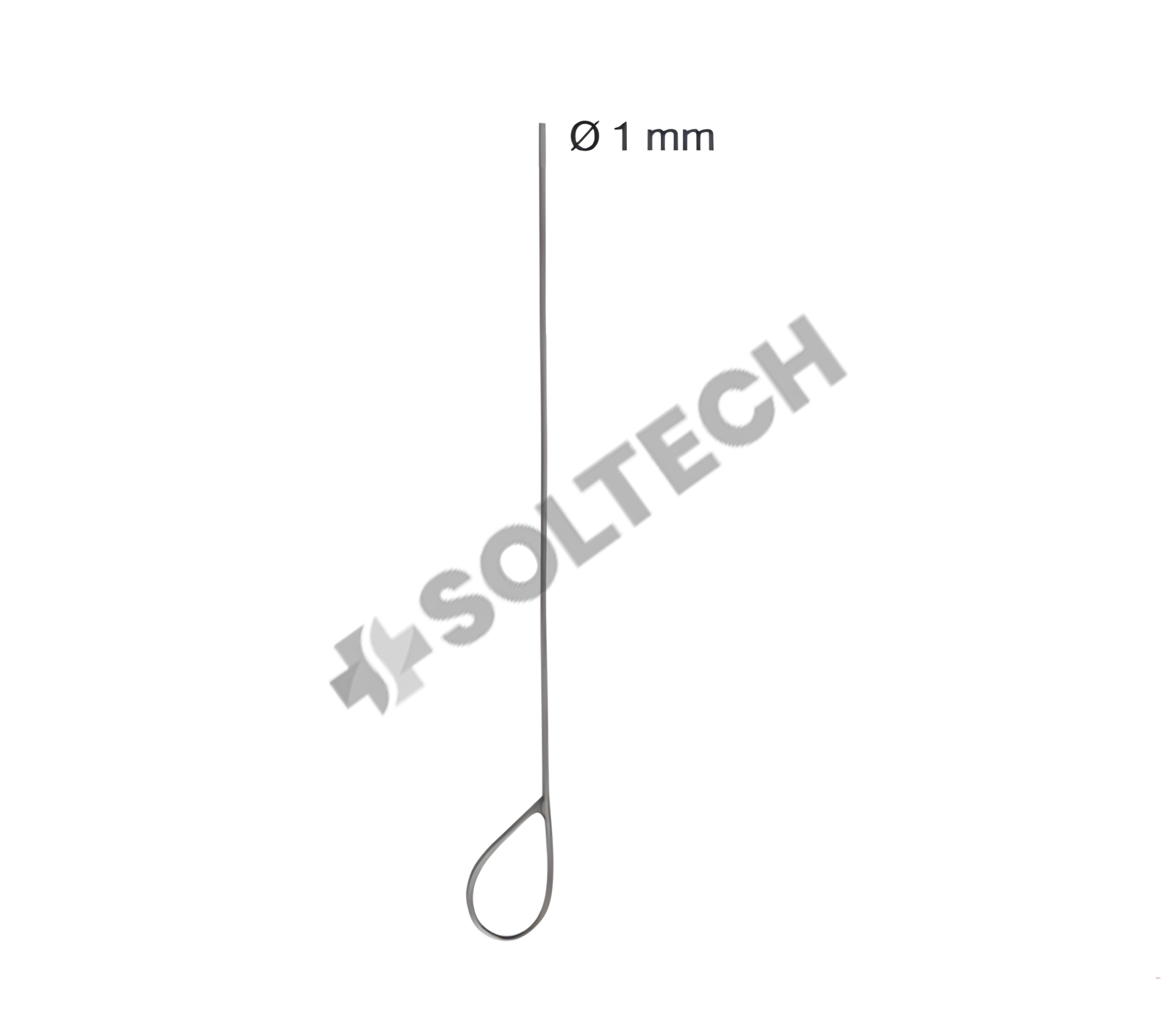 Stacke Ear Probe Silver, Ø 1 mm (10.5 cm) - Image 1